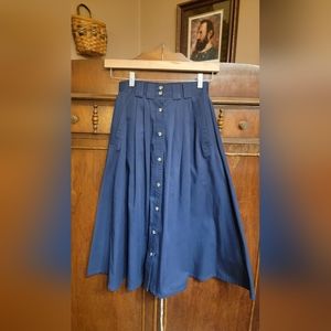 Hasting & Smith Navy Blue Skirt